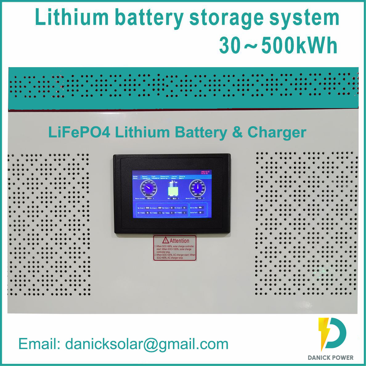 Reliable Rechargeable Lithium Ion Battery with BMS System for Long-Lasting Electric Vehicle Power Charging 60kwh-200kwh