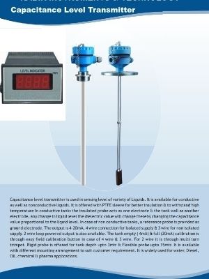 Capacitance Level Transmitter