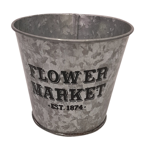 Galvanised Iron Flower Planter