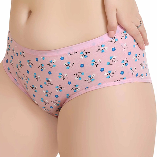 Ladies Soft Panty - Cotton Blend Small/Medium/Large | Mid Rise Available in White Black Skin Baby Pink Rani Marun Peach Wine