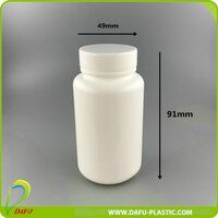 Plastic Products 150ml HDPE Plastic Vitamin Capsule Bottle with Plastic Cap