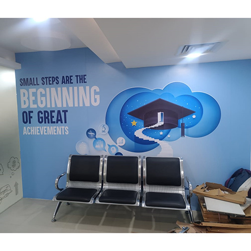 Vinyl Graphic Film - Plastic Material, Industrial Application, Blue Color, Vinyl Screen Netting Material
