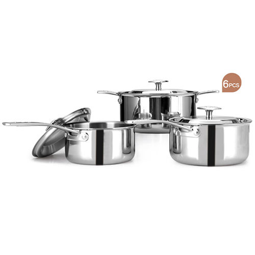 Titanium Tri-Ply Cookware 6 Pcs Set