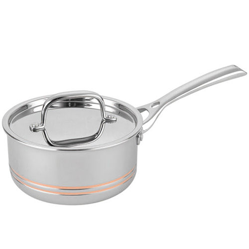 5 Ply Copper Sauce Pan With SS Lid