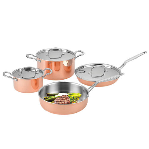 Copper Tri-Ply Cookware Set