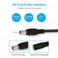 Dc Pin Extension Cable 5M