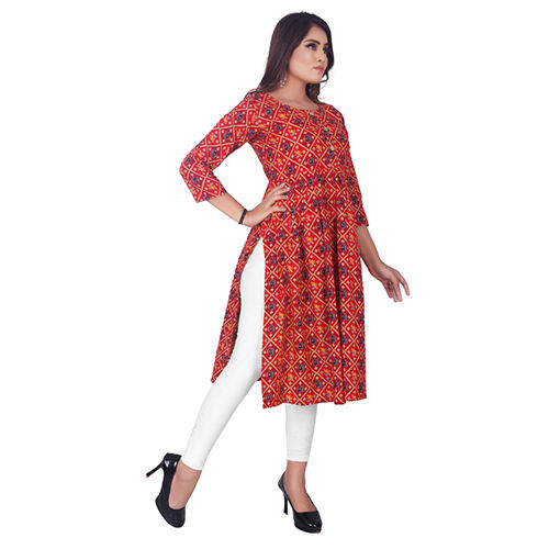 AC2024 Cotton Printed Nayara Cut Kurtis