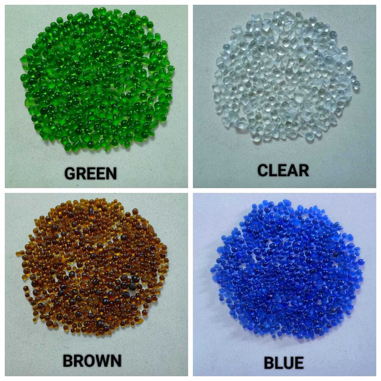 GREEN GLASS ROUND AND SUPPER POLISHED PEBBLES AND CHIPS GRAVELS GLASS STONE PEBBLES