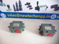 Pilot Check Valve - Cast Iron, 50x50x75 Mm | 10 Bar Operating Pressure, 10 L/min Flow Rate, Threaded Connection, Hydraulic System Control