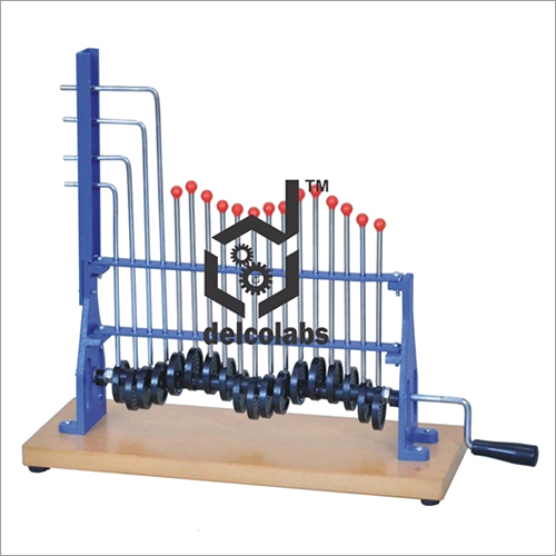 Educational Wave Machine Transverse & Longitudinal Waves 18 Pulleys