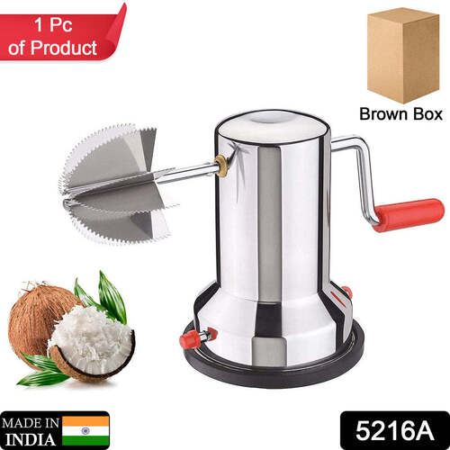 Stainless Steel Coconut Scraper Vaccum Base for Kitchen Latest Manual Coconut Scraper(5216)