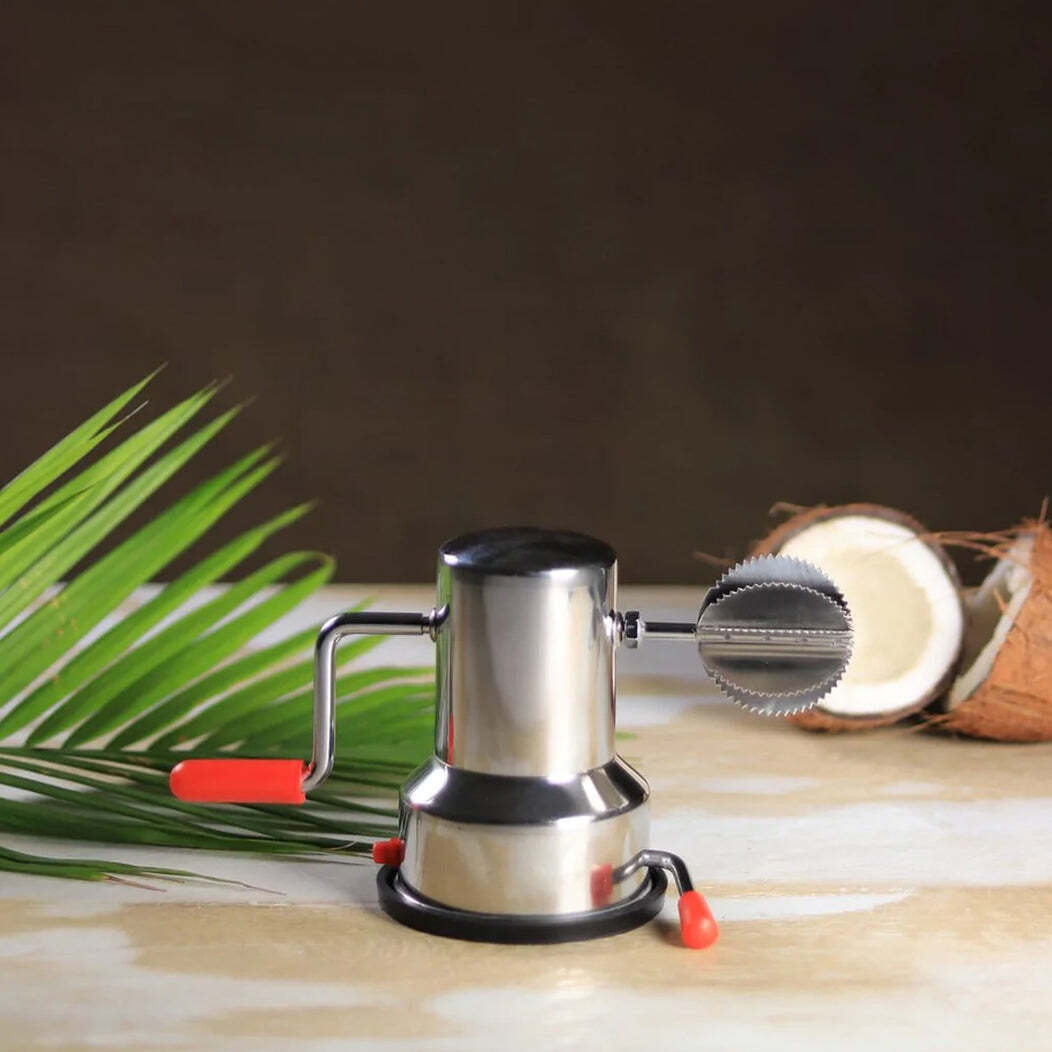 Stainless Steel Coconut Scraper Vaccum Base for Kitchen Latest Manual Coconut Scraper(5216)