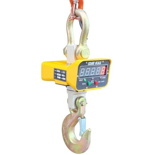 Yellow Digital Crane Scale With Wireless Remote Control 10 Ton