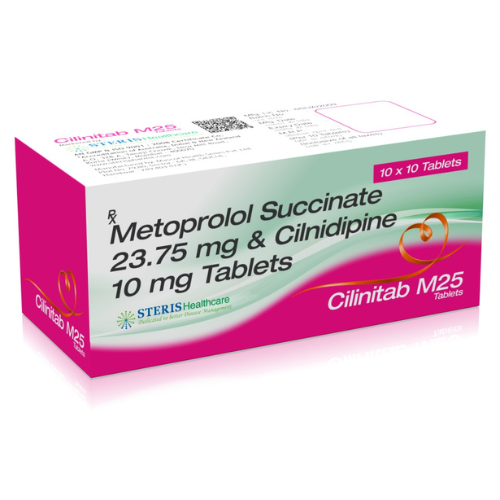 Cilinidipine 10 Mg And Metoprolol 25 Mg Generic Drugs