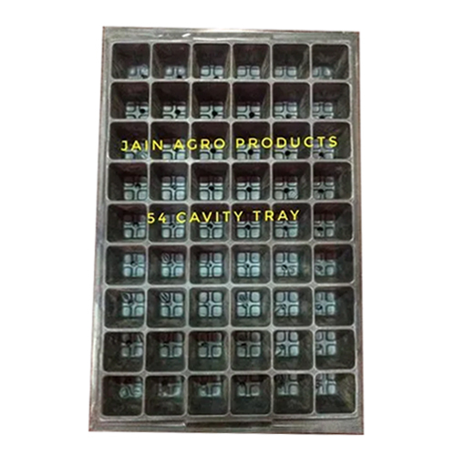 54 Cavity Black Seedling Tray