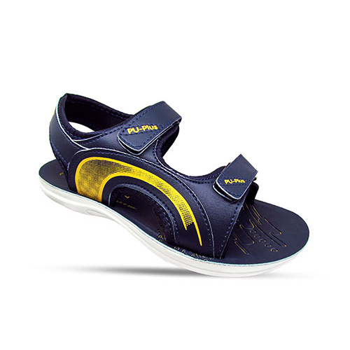 Mens Navy Color Sandals - PU Leather Various Sizes Navy Blue | Stylish Design Durable Material Comfortable Fit