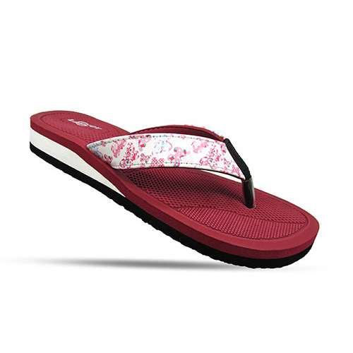 Women Mehroon Chappal