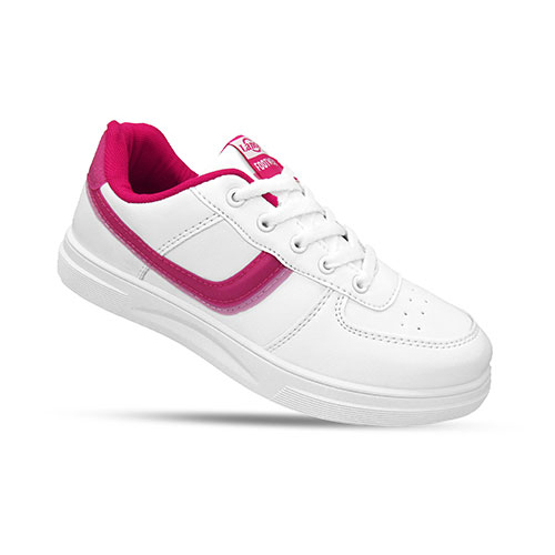 Women White and Pink Color Shoes