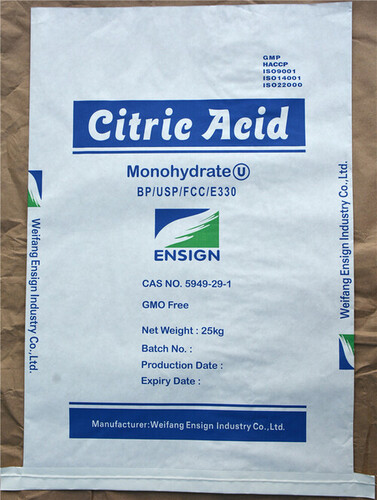 Anhydrous Citric Acid Ensign