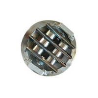 Stainless Steel Hopper Magnet - 8 Inch Round, Gray | Capacity 100, Permanent Ceramic Magnet, Manual Power Supply, Gauss 5000