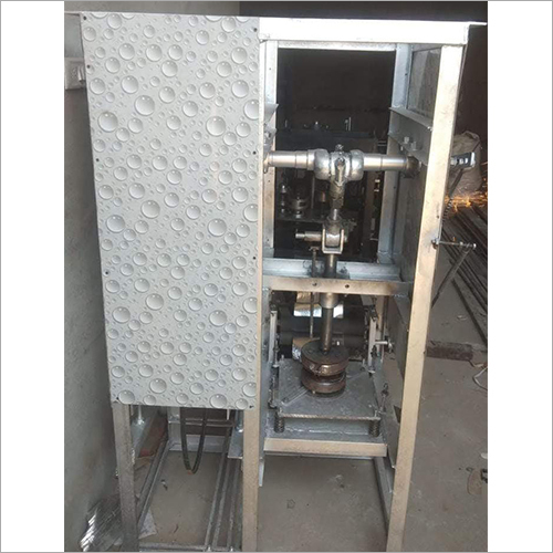 Full Automatic Single Die Paper Plate Making Machine - Mild Steel 21 Pcs/Min Capacity Silver Color | Frequency Speed Control Automatic Operation 415 Volt Voltage Warranty Included