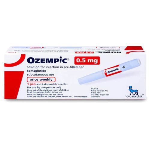 Ozempic  (semaglutide) Injection 0.5 mg or 1 mg insulin pen