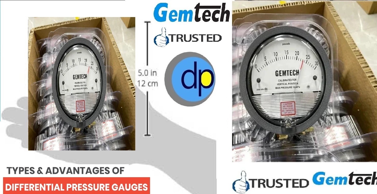 Gemtech Differential pressure Gauges by Libaspur Industrial area Delhi