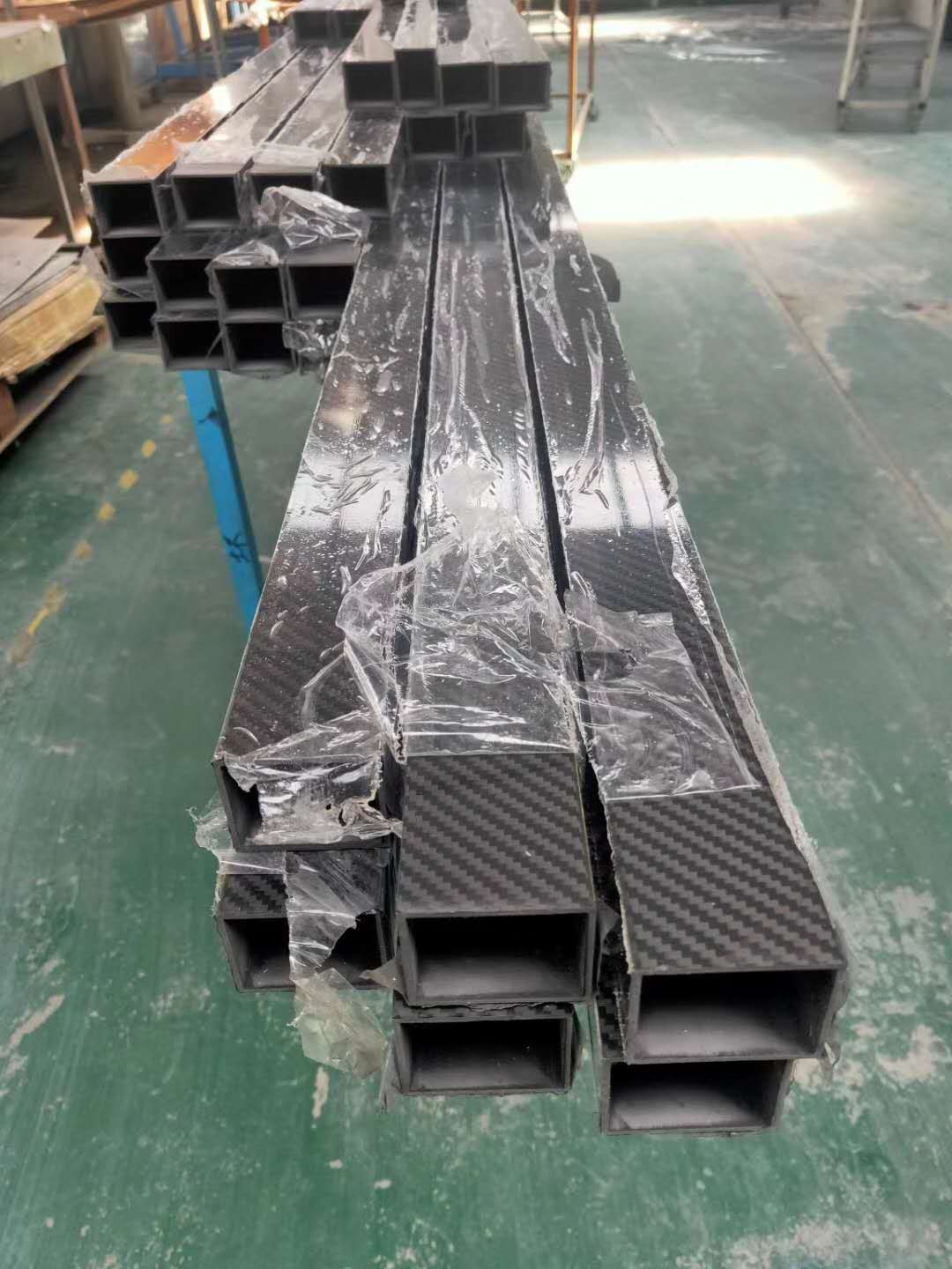 Right angle 3K twill matte carbon fiber square tubing large size graphite carbon fiber rectangular tube rod