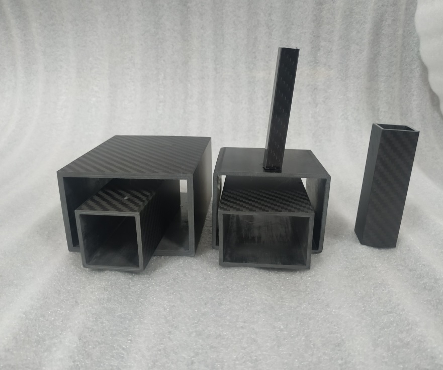 Right angle 3K twill matte carbon fiber square tubing large size graphite carbon fiber rectangular tube rod