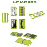 Plastic 13-in-1 Manual Vegetable Grater Chipser and Slicer (2489)