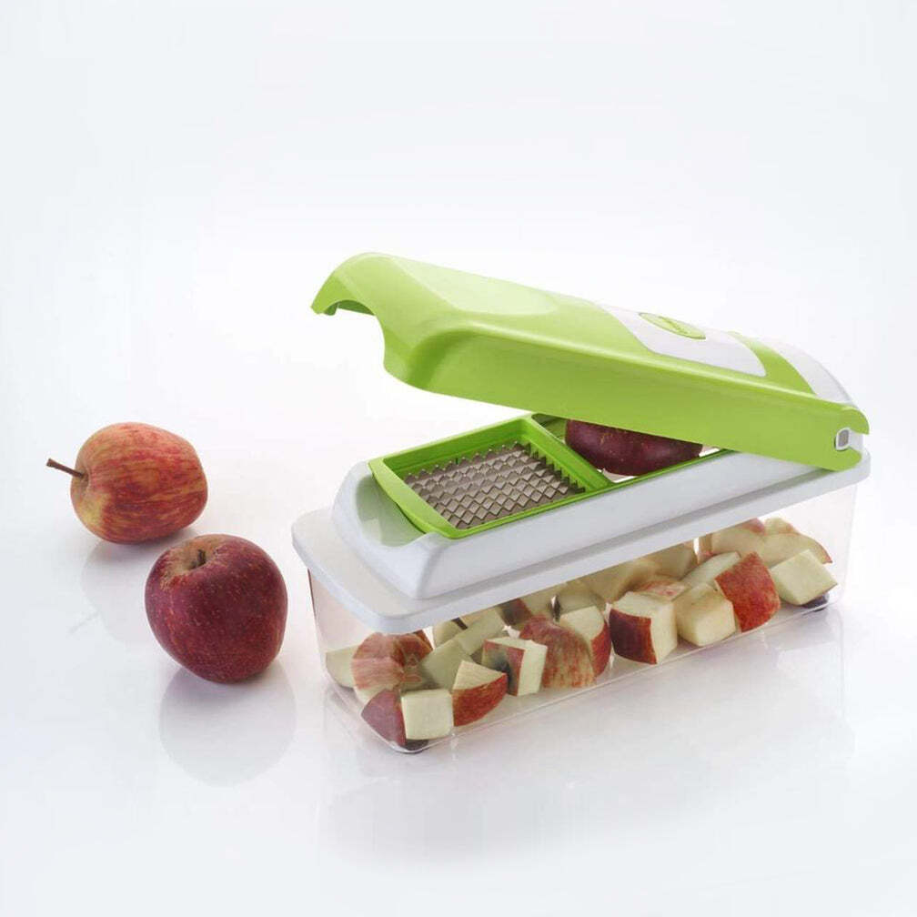 Plastic 13-in-1 Manual Vegetable Grater Chipser and Slicer (2489)