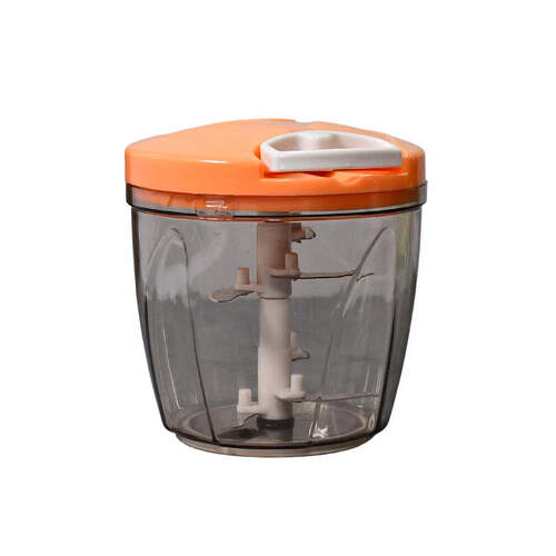 6 BLADE 2IN1 MANUAL FOOD CHOPPER COMPACT and POWERFUL HAND HELD VEGETABLE CHOPPER (1000Ml) (2065)