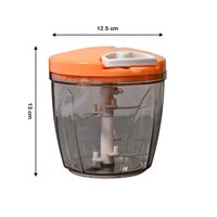 6 BLADE 2IN1 MANUAL FOOD CHOPPER COMPACT and POWERFUL HAND HELD VEGETABLE CHOPPER (1000Ml) (2065)