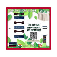 Automatic Cloth Bag Vending Machine - Stainless Steel, Different Sizes Available | Lcd Touchscreen, Semi Automatic Operation