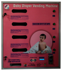 Baby Diaper Vending Machine - General Use: Industrial