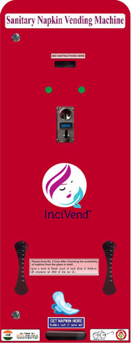 Automatic Sanitary Napkin Vending Machines Capacity: 100. Kg/Hr