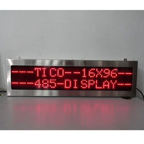 Moving Message Single Color Display Board