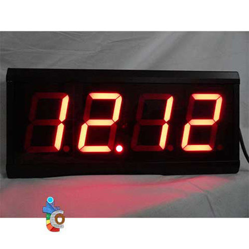 Black Dual Face Digital Clock