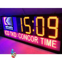 Black Outdoor Gps Digital Clock