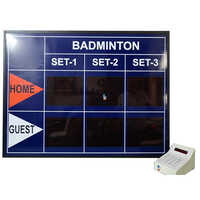 Badminton Score Board Display Application: Commercial