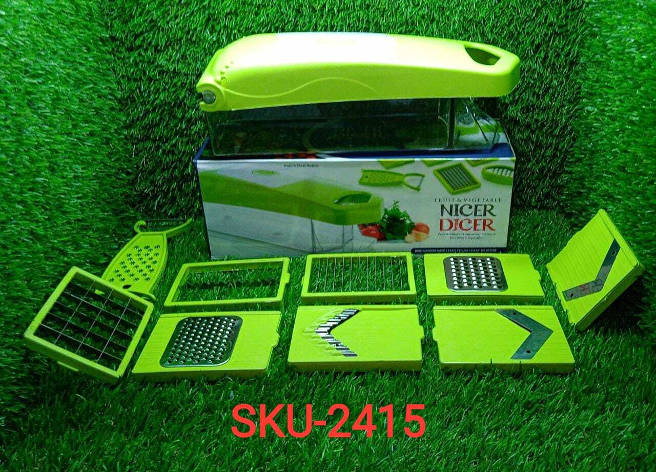 Vegetable Cutter Chopper Chipser for Kitchen 12 in 1 (11 Blade and 1 Peeler) (2415)