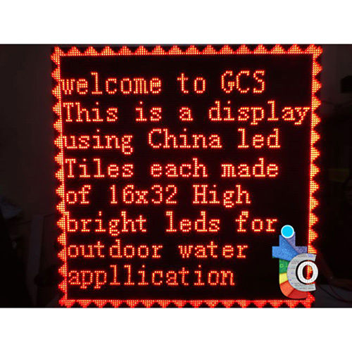 Red Modern Customized Led Display