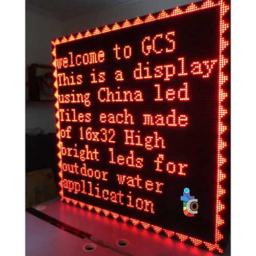 Toll Tax Collection Led Display Size: Customized