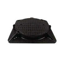 Ductile Iron Circular Cover With Square Frame