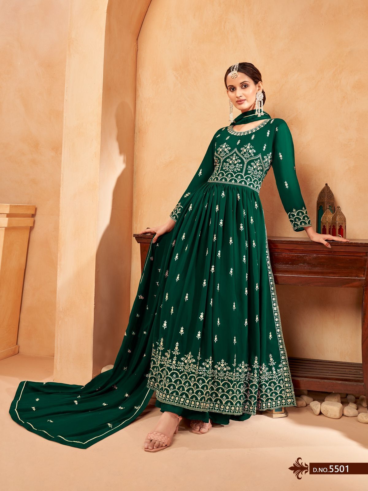 Faux Georgette Salwar Suit