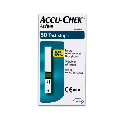 Accu Chek Active Strips - Pack Of 50