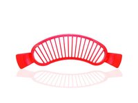 Plastic Banana Slicer/cutter With Handle (2084) - Plastic Material, 24.5x1x6.5 Cm Size, Multi/assorted Color | Ideal For Easy And Quick Slicing