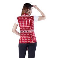 AC3001 Printed Sleeveless Ladies Shrug