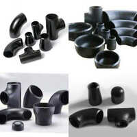 Black Carbon Steel Tee Pipe Fitting