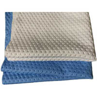 Dotted Lint Free Cloth Clean Room Wipes - Polyester & Non-woven, 12 In X 12 In, Blue & White | Lint Free, Ideal For Clean Room Environments